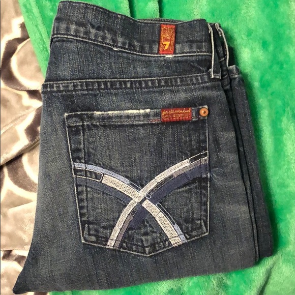 7 For All Mankind Denim - 7 FAMK JEANS 28x29